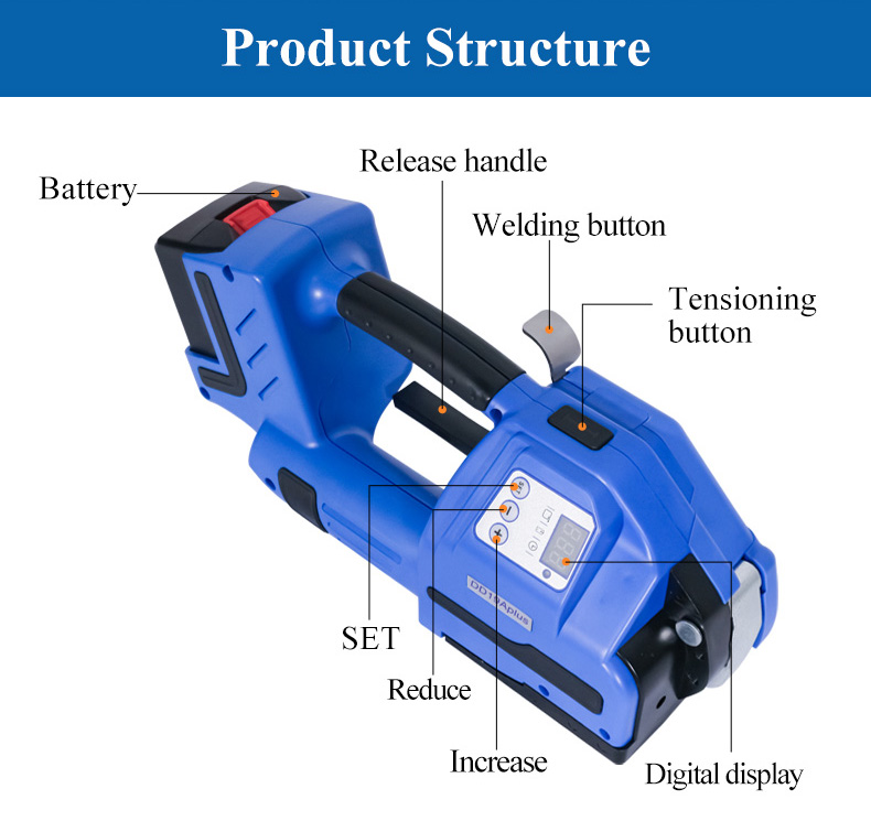 Power Tools In Electrical - PP Band Banding Tool Battery Powered
