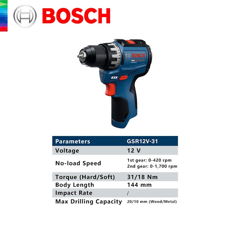BOSCH GSR 12V-31 Professional  - огляд і ціна Power Tools Professional