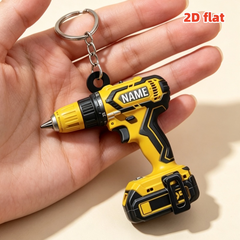 Custom Name Power Drill Keycha - огляд і ціна Power Tools With Names