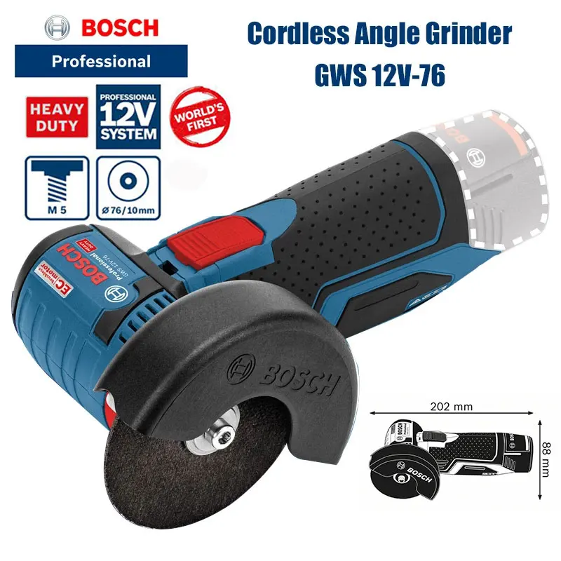 Bosch  GWS 12V-76 Professional - огляд і ціна Power Tools Professional