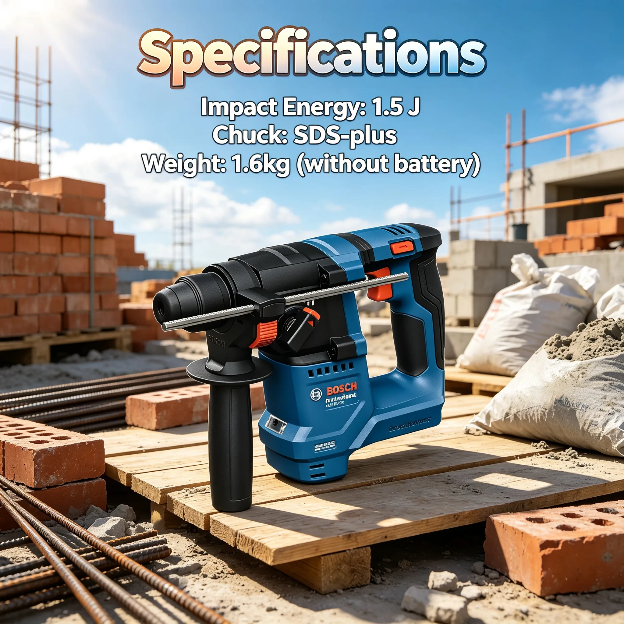 BOSCH GBH 18V-18 Cordless Rota - огляд і ціна Power Tools Professional
