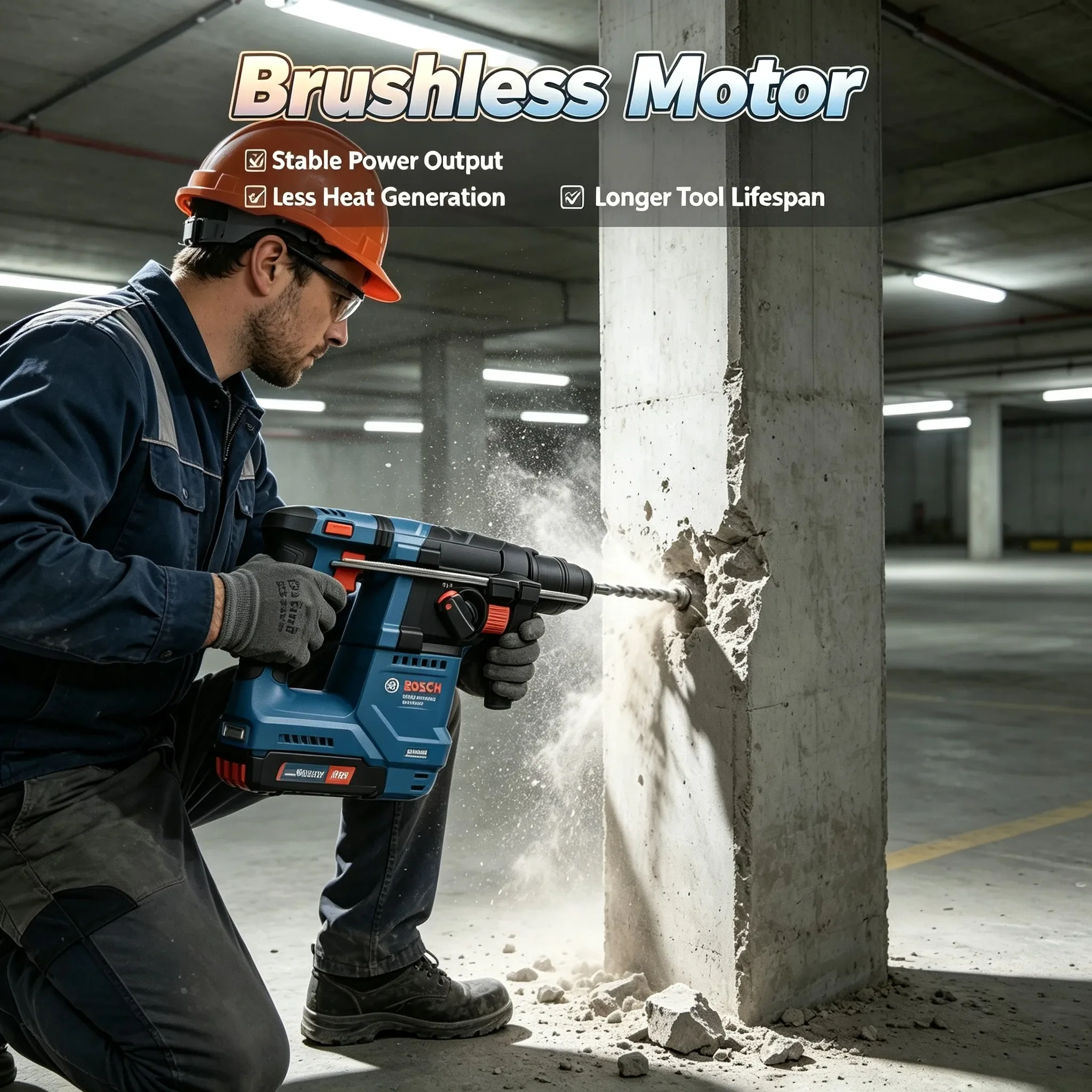 BOSCH GBH 18V-18 Cordless Rota - огляд і ціна Power Tools Professional