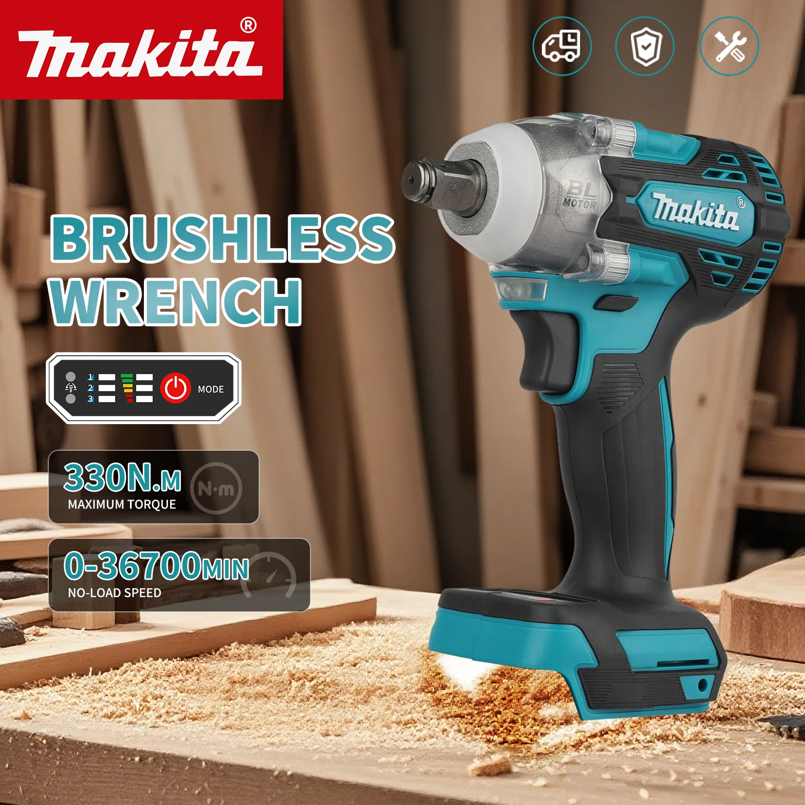 For Makita DTW300 Brushless Im - огляд і ціна Makita Drill Dtw300