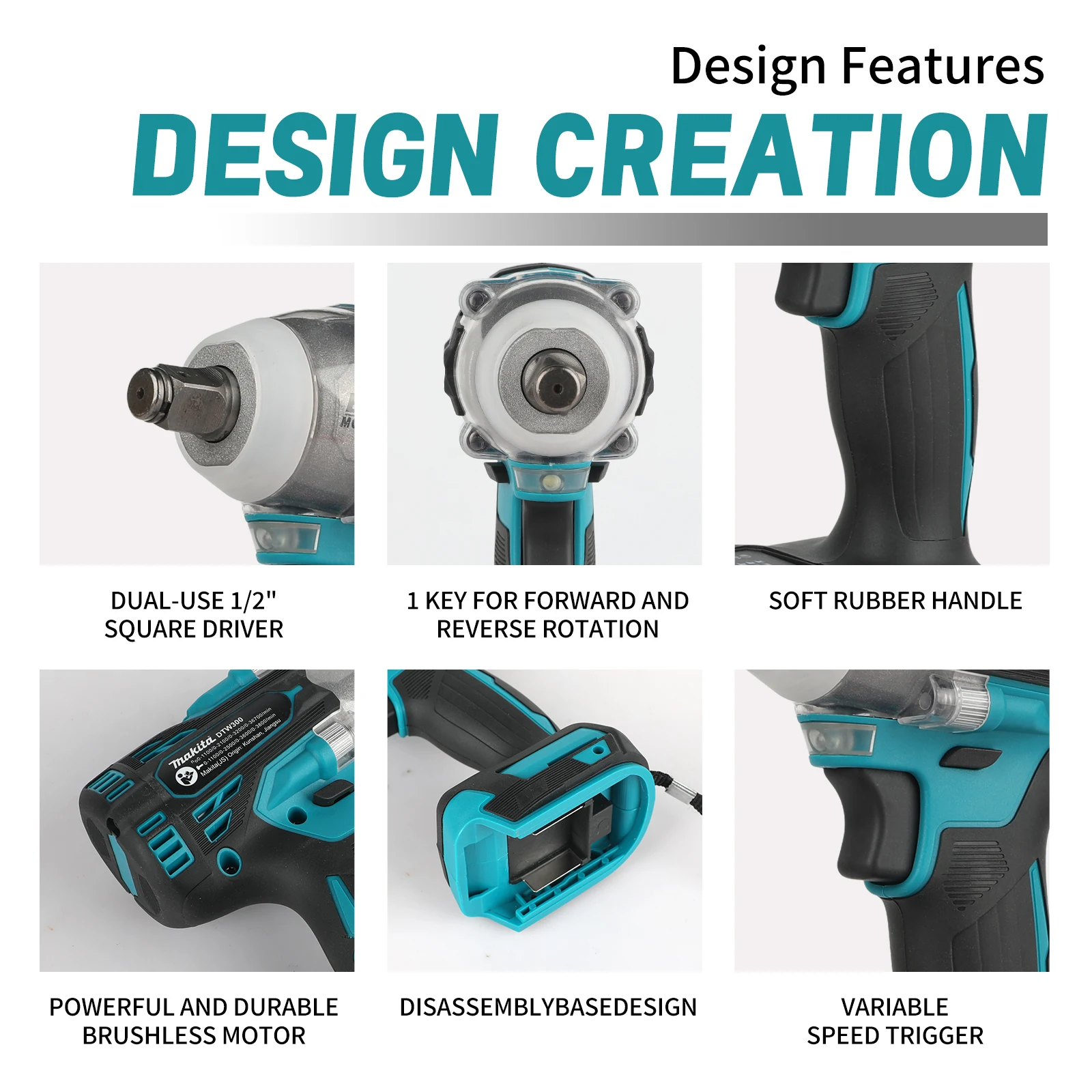 For Makita DTW300 Brushless Im - огляд і ціна Makita Drill Dtw300
