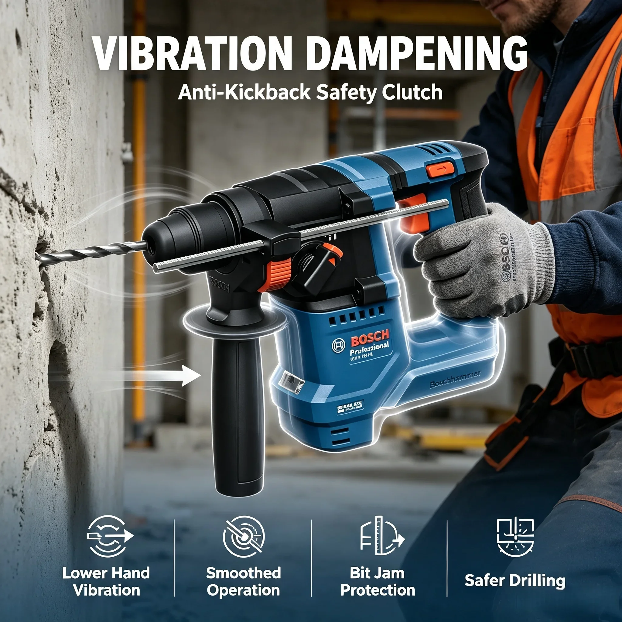 Bosch GBH 18V-18 Cordless Rota - огляд і ціна Power Tools Professional