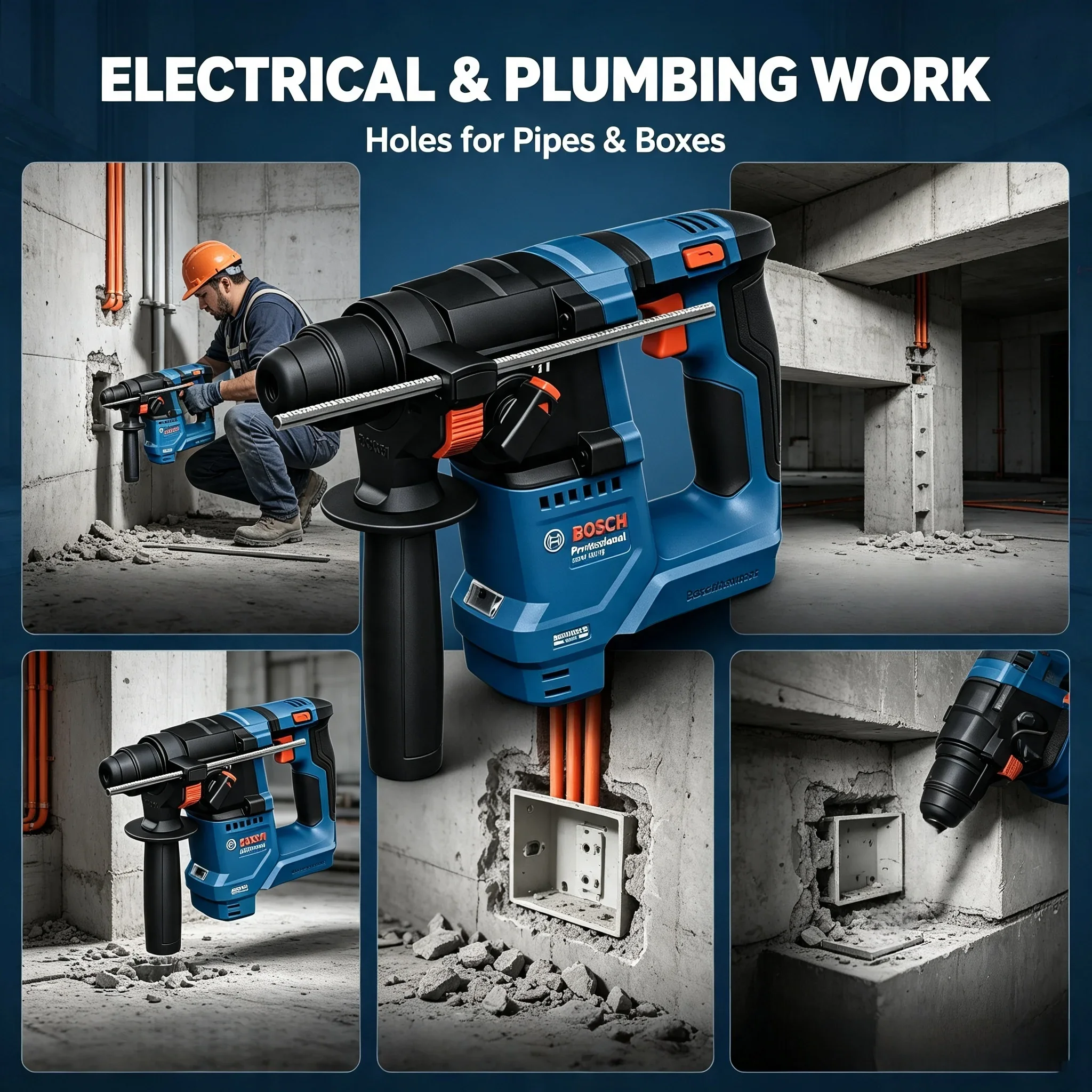 Bosch GBH 18V-18 Cordless Rota - огляд і ціна Power Tools Professional